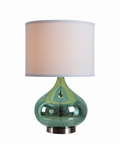 Kenroy Home 34043GRNMER Annalie Accent Lamps, Small, Green Antique Mercury Glass