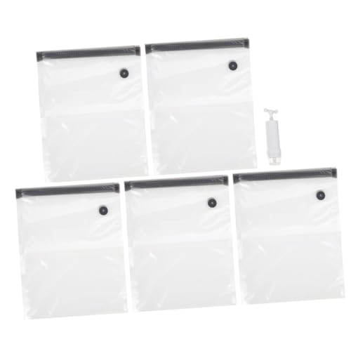 GRIRIW Vacuum Sealer Food Bags Air Sealed Food Bags Reusable for Cooking Storage