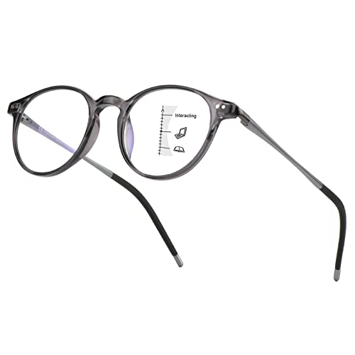 Image of Exquisite Ultra-light Progressive Multifocus Reading Glass Women Blue Light Blocking Multifocal Readers