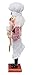 Clever Creations Chef Santa 15 Inch Traditional Wooden Nutcracker, Festive Christmas Décor for Shelves and Tables