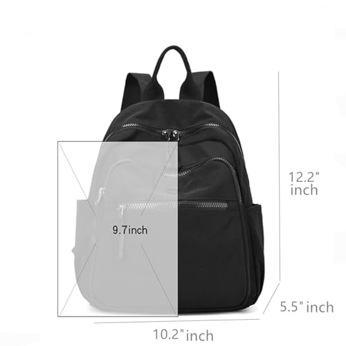 Image of Tanweibago Mini Nylon Women Backpacks,11L Small Ladies backpacks Casual Lightweight Women Shopping Travel Daypack (Y2-Grey)