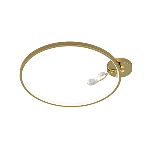 Plafonnier à anneau dimmable et ultra-mince pour chambre et salon moderne