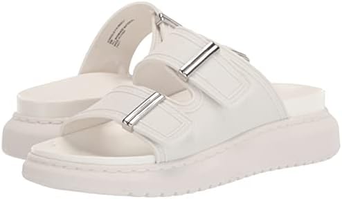 Madden Girl Women's Kingsley Slide Sandal, White, 8 | Image 6
