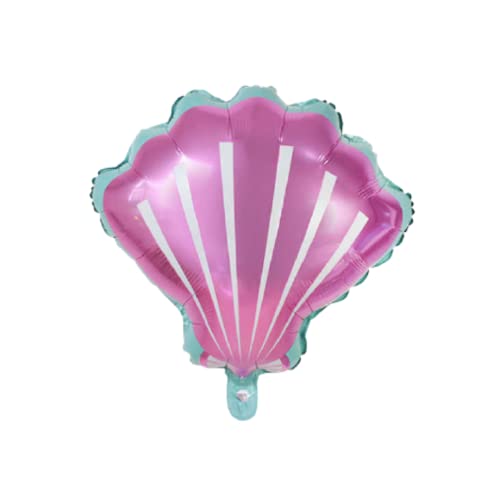 Image of Party Decorz Seashell Foil Balloon Medium Size (18X19 Inch,1 pcs) Ocean Animal Theme Birthday /Party Foil Balloon For Children Birthday Party Decoration