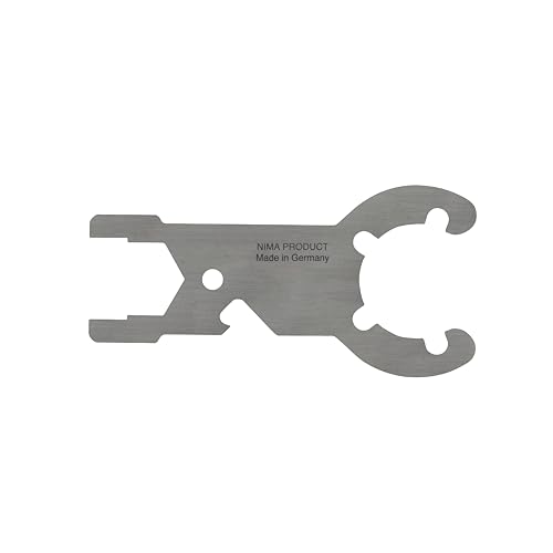 NIMA PARTS Gas Bottle Key - Made in Germany - Stainless Steel Key for Gas Valve for Key Ring (Gas Bottle Key)