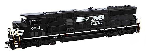 Walthers HO Scale EMD SD60M with 3-Piece Windshield - Standard DC - Norfolk Southern #6814 - Locomotive Only - Adult - Vehicle - Metal, Plastic