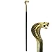 Skeleteen King Cobra Pimp Cane - Egyptian Style Staff or Scepter for Emperor - 1 Piece Costume Accessory Prop
