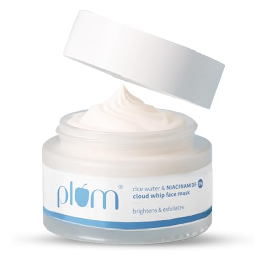 Plum 5% Niacinamide & Kaolin Clay Cloud Whip Face Mask with Rice ...