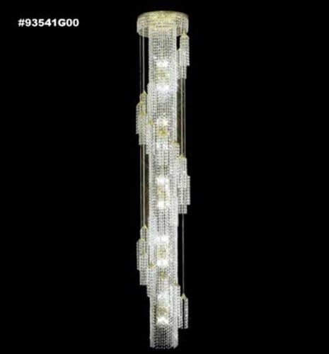 James R Moder 93541G22 Waterfall Collection Royal Gold Chandelier