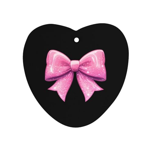 Bowknot Car Air Freshener Hanging Aromatherapy Tablets for Car Accessories Love form