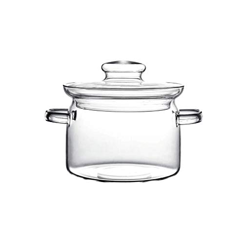 Glassuppentopf, Doppel-Ear-Design, Geringes Gewicht, Hohe Kapazität, Wärmeisolierung Und Anti Verbrühungen
