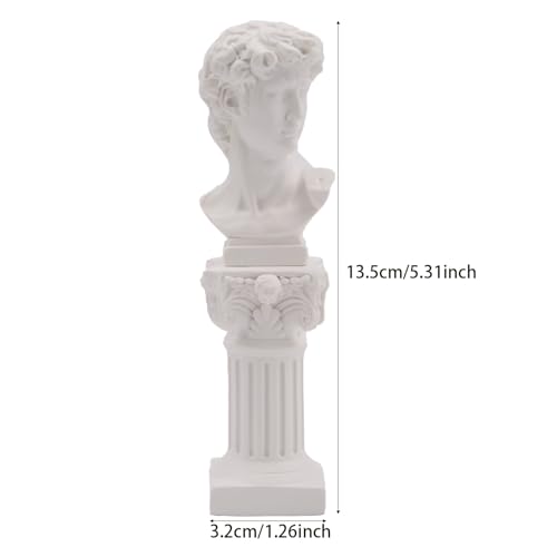 Estatua Griega David mini 13.5 cm en resina miniatura 2