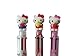Hello Kitty 0.7mm 6-Color Multicolor Ballpoint Pen w/Hello Kitty Figure 1PC (Red)