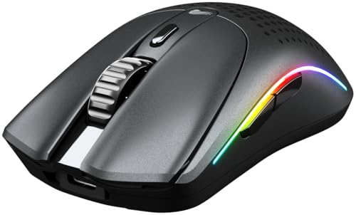 Model O 2 Mini Wireless Gaming Mouse - superlegg. 57 g, 210 h batteria, dual wireless 2,4 GHz, Bluetooth 5.2, sensore ottico 26.000, 80M di clic, 6 tasti programmabili, sparatutto - Nero - Mouse gaming - Immagine 11