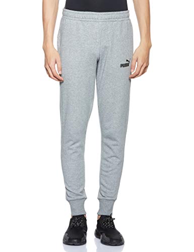 PUMA ESS Logo FL Cl Chándal, Hombre, Gris (Medium Gray Heather), M