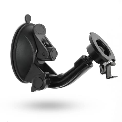 Ramtech Car Windshield Suction Cup GPS Mount, Large Adjustable Bracket Compatible with Garmin Nuvi 65 66 67 68 LM LMT, RV 660 LMT, DriveSmart 60 LMT, 61 LMT-S, 65 & Traffic GPS, SCR7