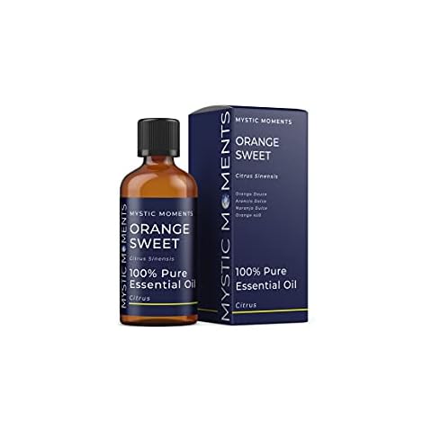 Mystic Moments | Orange Sweet Essential Oil 100ml - Pure & Natural Oil for Diffusers, Aromatherapy & Massage Blends Vegan GMO Free Cover