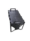 Foldable slot barbecue grill, portable steel barbecue stove, 20-inch large baking tray, no tools required for immediate assembly, suitable for camping, picnics, travel, parties, and outdoor use.