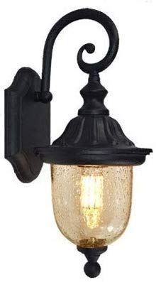 Lumière murale IP65 vintage en aluminium et verre pour éclairage de balcon et clôture