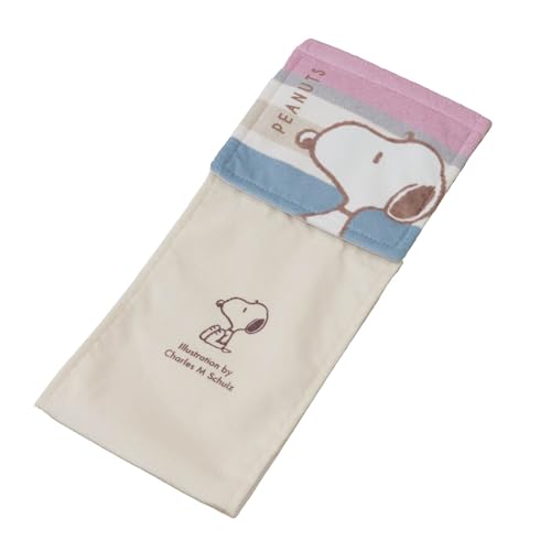 センコー【スヌーピー】くすみパステル ペーパーホルダーカバー ピンク 76677