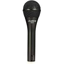 AUDIX OM7 Hypercardioid Handheld Dynamic Vocal Microphone for Stage Singers - Black
