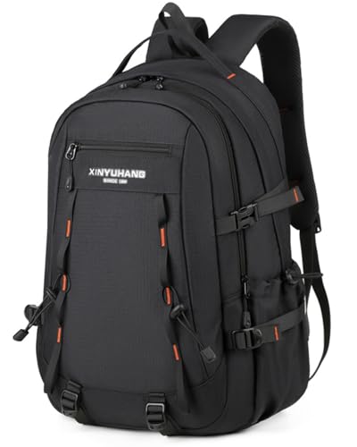 Amythe Sac à Dos pour Garçons Grande Capacité 27L, Léger Extérieur Sac Ecole Adolescent avec Ceinture Poitrine, Cartable Imperméable Durable pour...