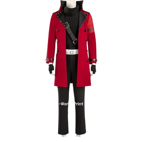 P3R Shinjiro Aragaki Battle Outfit Cosplay Costume Party Christmas Halloween Custom Made Any Size (Male XXL)