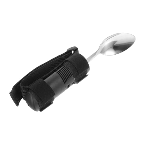 HAWILLOSCH のある高齢者のための適応型食器セット 軽量で持ち運び可能なステンレススチール製スプーン のためハンドルなし