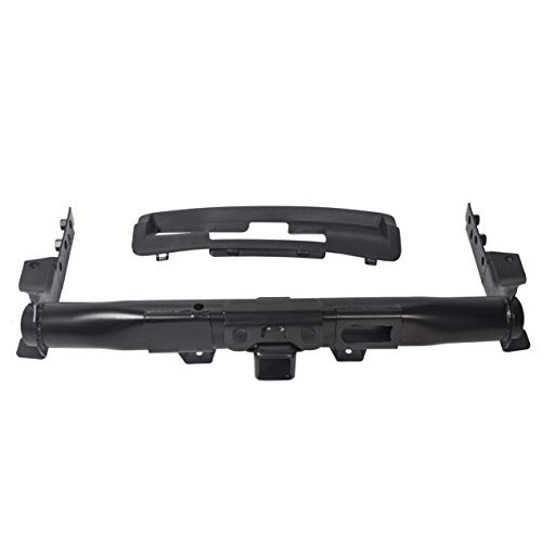 KUAFU Class IV Trailer Hitch Receiver & Bezel Compatible with 2011-2022 Jeep Grand Cherokee Replacement for 82212180AC 82212180AD 3 Stages(2 Packages Shippment)