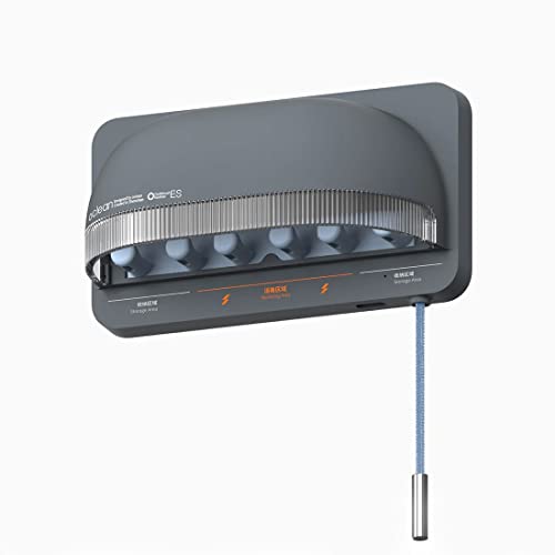 Oclean S1 esterilizador de Cepillo de Dientes Ultravioleta, Cepillo de Dientes esterilizador con Soporte montado en la Pared, batería Recargable de Iones de Litio USB - Gris