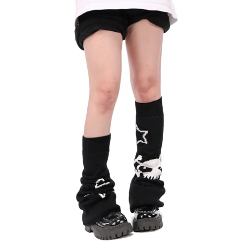 Image of CHIC DIARY Y2K Leg Warmers for Girls Women Kawaii Legs Warmer Harujuku Lolita Accessories Gothic Long Sock Ankle Warmers