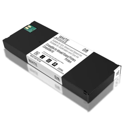 ForgeCore Ink Cartridge with One Time Chip 5Colors 220ML Compatible with Roland BN-20 BN20 BN- 20 RA-640 RS-640 RS-540 XJ-740(WH)