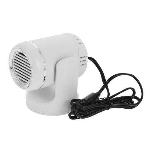 Outanaya 24V Car Portable Heater Defroster Rotatable Fast Heating Cooling Fan Compact Durable Electric Heater for Winter Windshield Defrosting Vehicle Comfort