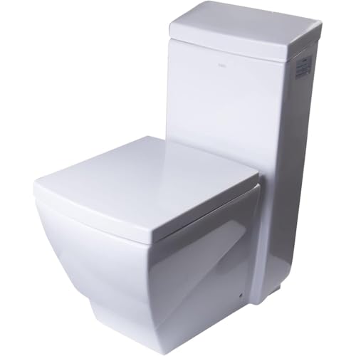Inodoro monobloque HomeStock - Sistema de descarga de alta eficiencia en cerámica - Blanco miniatura 5
