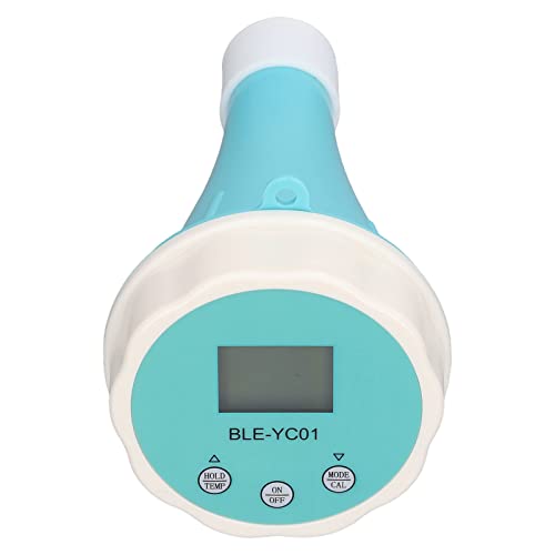 Denash Probador Inteligente de Calidad del Agua de Piscina, Monitor de Piscina Bluetooth PH CL EC TDS ORP Temperatura, Probador de Calidad del Agua de 6 en 1 para Suelo sobre el Suelo