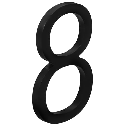 NUOBESTY Metal House Number Plaque Durable Zinc Alloy Address Sign for Outdoor Use Easy to Install for Homes Gardens Mailboxes Offices and Shops