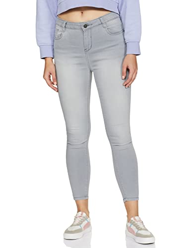 Image of Easybuy Women's Skinny Jeans (AU21MA13LW Grey 30)