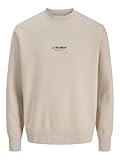 Jack & Jones Essentials Sweat-shirt pour adulte Coupe ample Col rond Manches longues