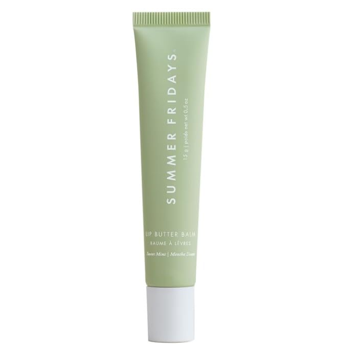 SUMMER FRIDAYS Original | Balsamo per labbra Menta Morbida - Brillantezza e idratazione | 15 grammi | VEGANO | by BELLA (SWEET MINT, 15 g (confezione da 1))