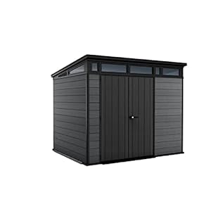 Keter 17210836 Cortina 9×7 kunststof tuinhuis in houtlook