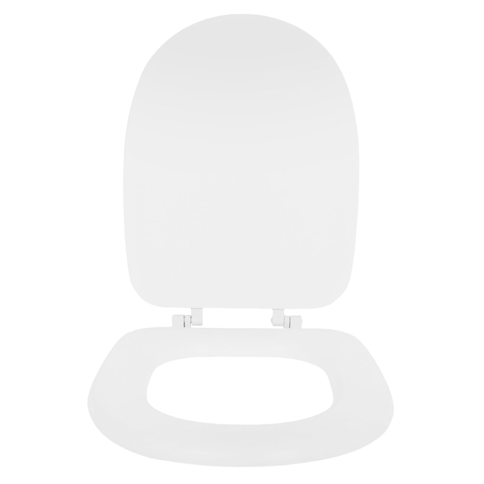 Aufblasbares weiches EVA-Toilettensitzkissen – klassisches rundes Design für Zuhause, Badezimmer, leicht zu reinigen und zu verwenden, perfekter Komfort für verbessertes Sitzerlebnis
