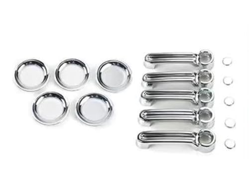 Cache serrure porte gauche Dodge Nitro 2007-2012 argent en ABS