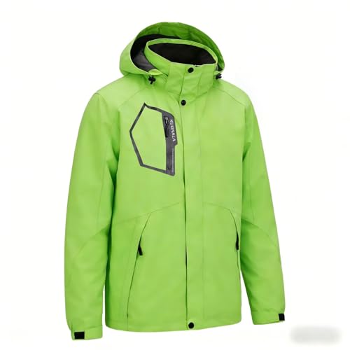 Image of Men's Rain Jacket Waterproof Lightweight Hood jackets for Hiking Cycling Travel Raincoat S-6XL