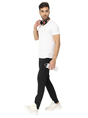 Image of DYCA by Bodycare Men's Cotton Track Pant - Casual Straight Fit Sports Joggers for Gym, Running, Workout, Lounge Wear for Men