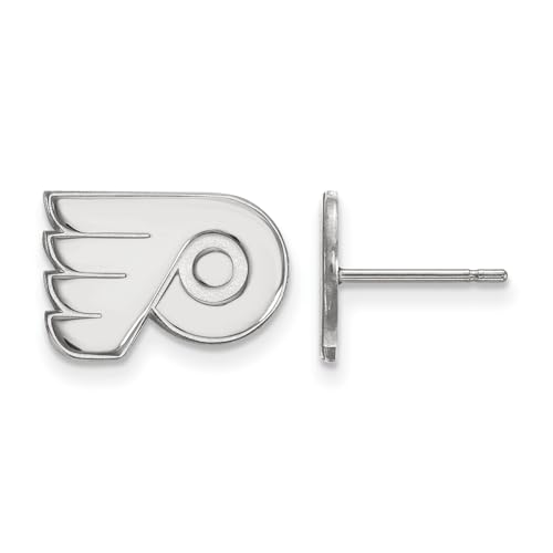Philadelphia Flyers Extra Small (3/8 Inch) Post Earrings (Sterling Silver)