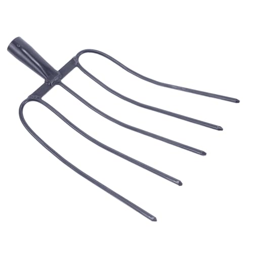 SUPVOX Horca Agrícola Manual Resistente la Oxidación para Recoger Estiércol de Vaca y Mantenimiento de Césped Herramienta Práctica para Uso y Áreas Verdes