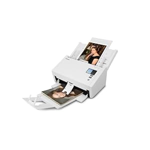 Visioneer High-Speed Color Photo and Document Scanner PH70, 600 dpi, USB, Scans 110 Photos Per Minute, Auto Feed, ADF, for Laptop or Desktop