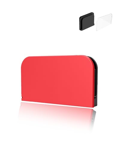 Funda protectora para Nintendo Switch 2 Dock Set, yystao funda de material PC compatible con Switch 2 Docking Station, resistente a golpes, a prueba de polvo y con protección completa, Rojo