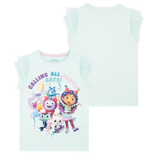 DreamWorks Gabby Dollhouse Shirt | Girls T Shirt with Frills | Gabbys Top for Girls 7