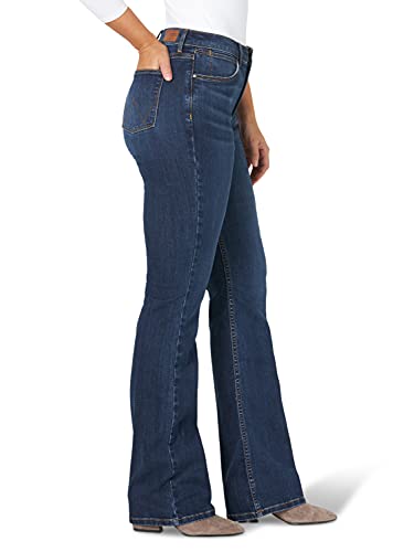 Wrangler Womens High Rise Bold Boot Jeans, Stockton, 12 1 Us #TOP2